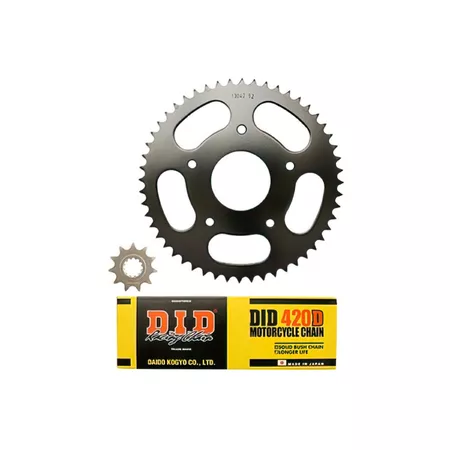 Chain Kit 11x52 - 420 d=62mm 5 holes Peugeot XP7 \/ XR7