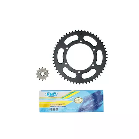 Chain Kit 12x53 - 420 d=108mm 6 holes Derbi Senda SM \/ DRD