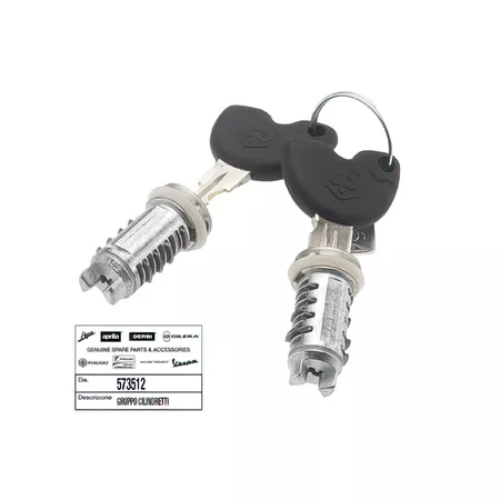 Ignition Lock + Key Set Piaggio NRG \/ Typhoon original after 2010