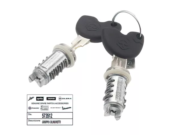 Ignition Lock + Key Set Piaggio NRG \/ Typhoon original after 2010