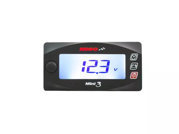 Koso Mini 3 Voltmeter & Clock