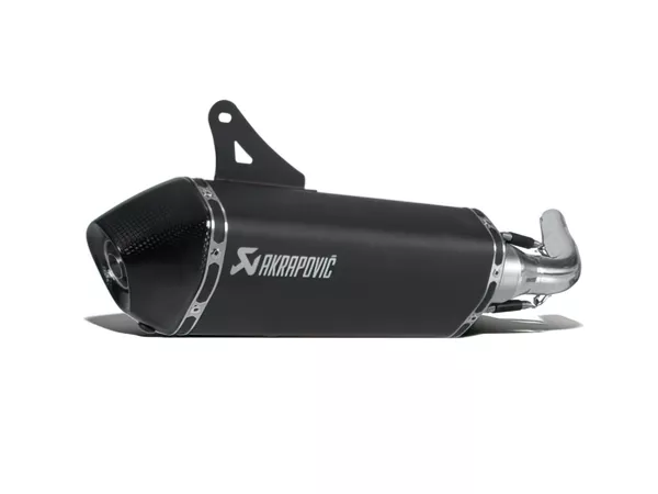 Akrapovic Slip-On Exhaust Black Edition w\/o catalytic converter Vespa GTS \/ GTV 125 - 300cc