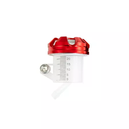 Brake Fluid Reservoir aluminium \/ red