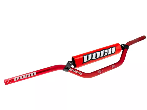 Voca Racing Motocross Handlebar red \/ red pad