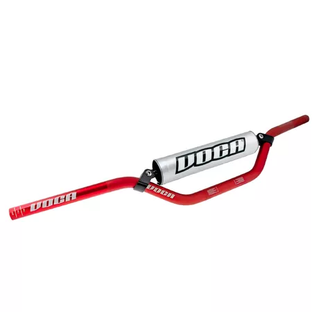 MX Handlebar Voca Racing d.22,2 mm red \/ grey pad