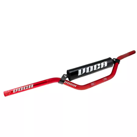 Voca Racing Motocross Handlebar red \/ black pad