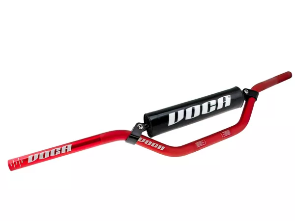 Voca Racing Motocross Handlebar red \/ black pad