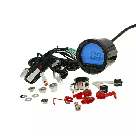 Koso Tachometer \/ Thermometer LCD DL-02R d.55mm black