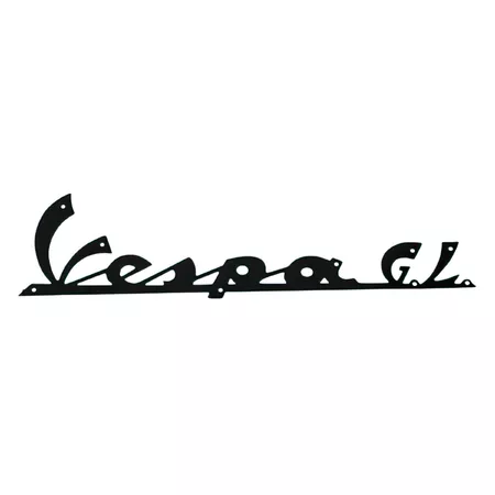 Badge Vespa GL black