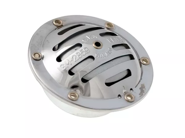 Horn RMS d=72mm 6V AC chrome Vespa GL \/ GS 150cc